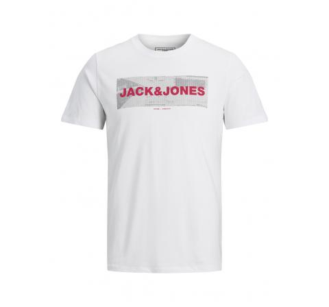 Jack&jones jjhonour tee ss crew neck blanco - Imagen 1