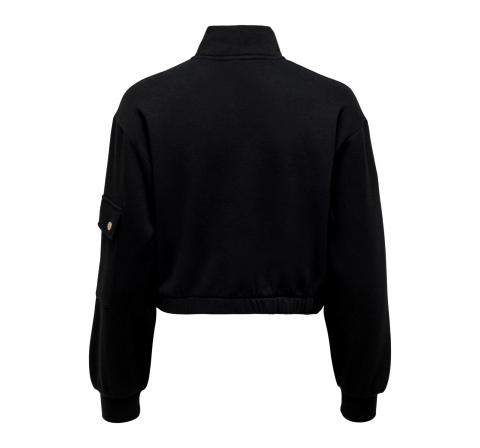 Only onlgwen l/s halfzip swt negro - Imagen 2