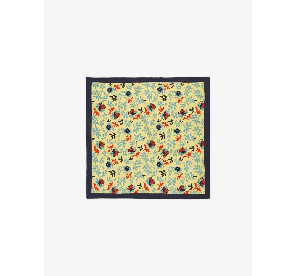 Pieces pcnelly small square scarf amarillo - Imagen 1