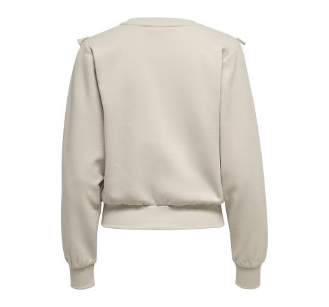 Only onlsavana life l/s frill o-neck swt tostado - Imagen 2