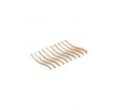 Pieces pckhana 10-pack hairpins oro - Imagen 1
