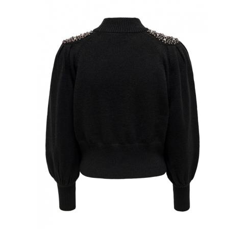 Only onlflair l/s pullover knt negro - Imagen 6