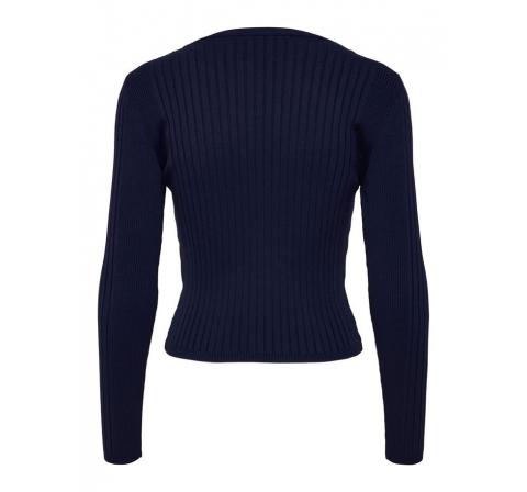 Only onllinea l/s pullover cc knt azul oscuro - Imagen 4