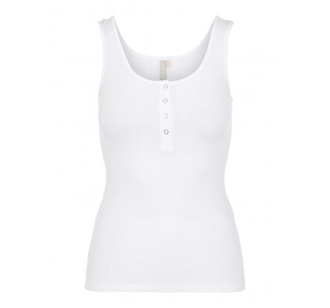 Pieces noos pckitte tank top noos bc blanco - Imagen 3