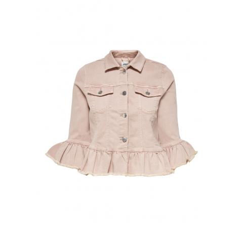 Only onlsia 3/4 frill colour jacket pnt rosa - Imagen 1