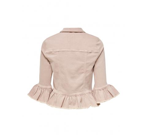 Only onlsia 3/4 frill colour jacket pnt rosa - Imagen 2