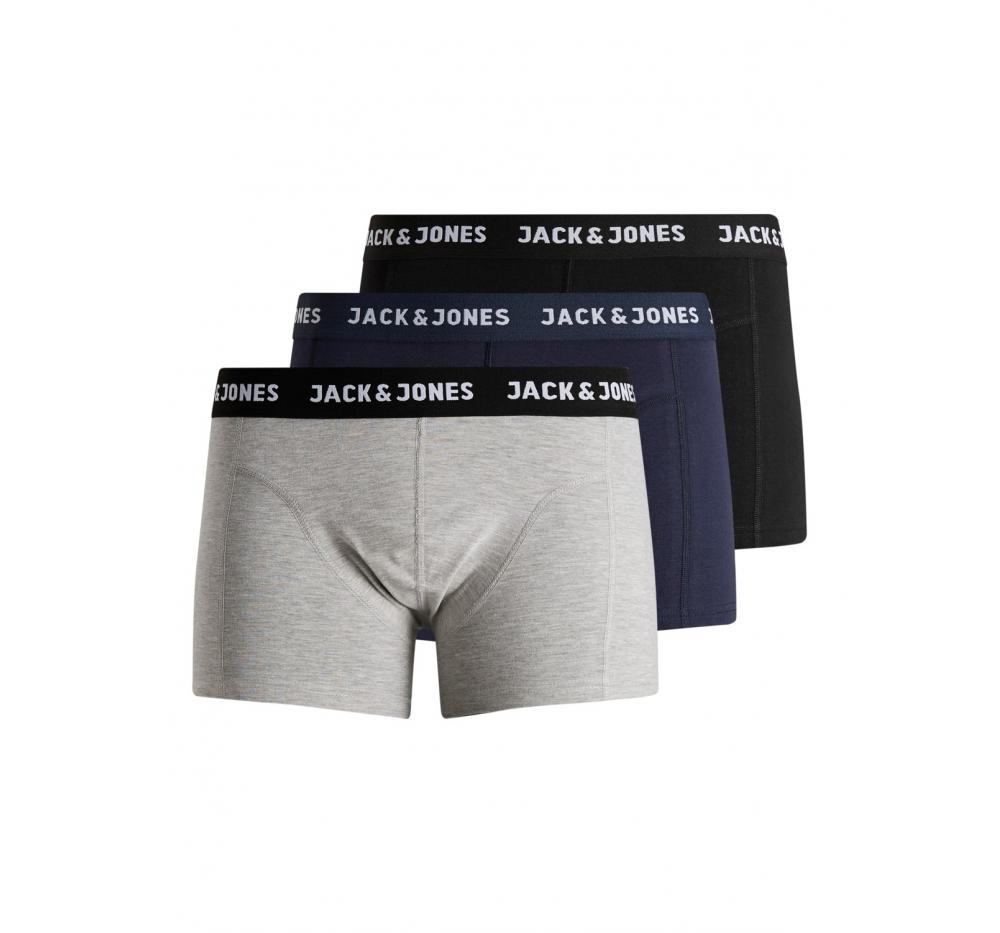 Jack&jones noos jacanthony trunks 3 pack noos negro - Imagen 1