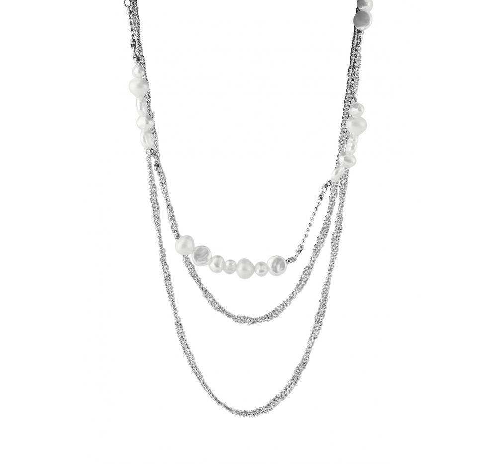 Pieces pchulis combi necklace plata - Imagen 2