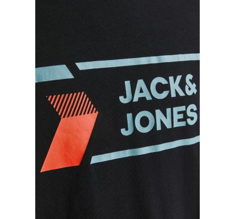 Jack&jones noos jcologan tee ss crew neck noos negro - Imagen 2