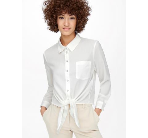Only noos onllecey ls knot shirt noos blanco - Imagen 2