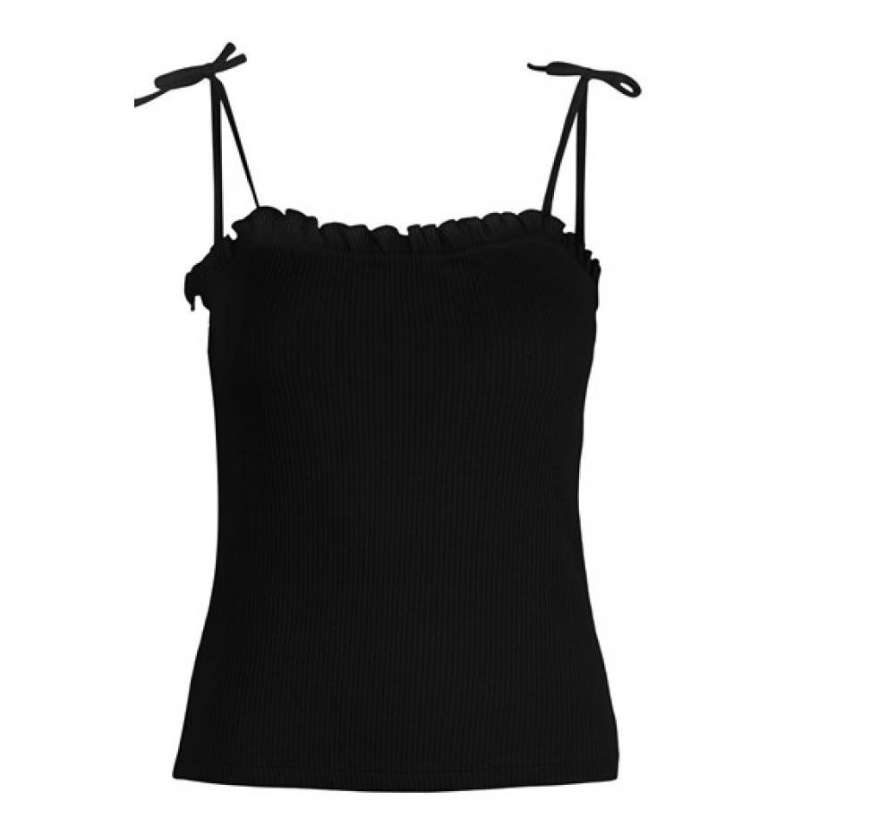 Pieces pctegan strap top bc negro - Imagen 1