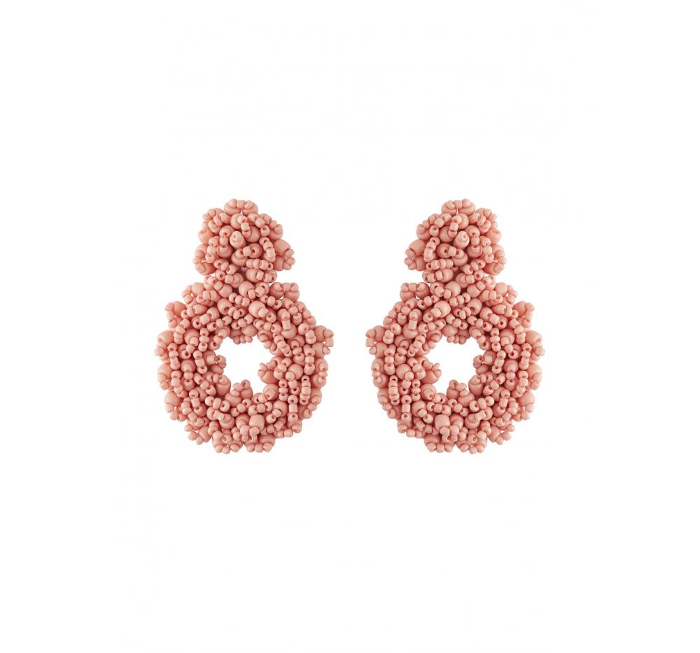 Pieces pcviol earrings sww naranja - Imagen 1