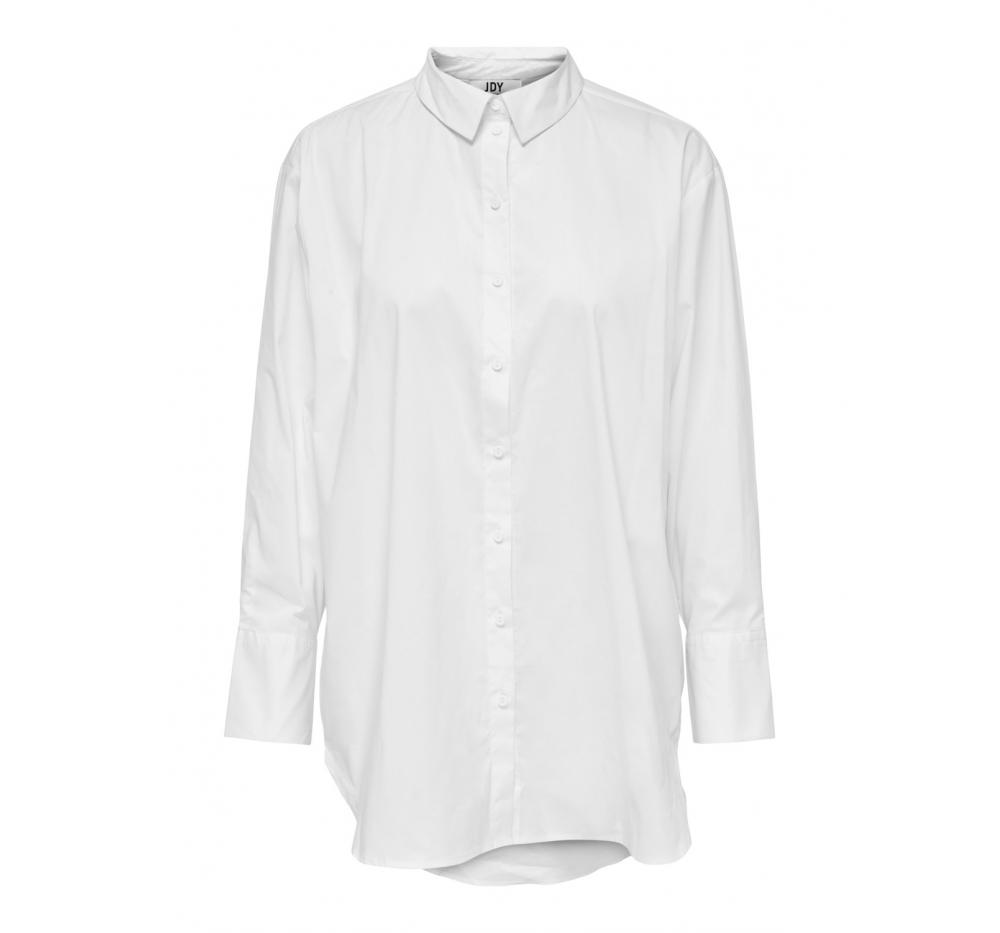 Jdy noos jdymio l/s long shirt wvn noos blanco - Imagen 5