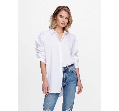 Jdy noos jdymio l/s long shirt wvn noos blanco - Imagen 6