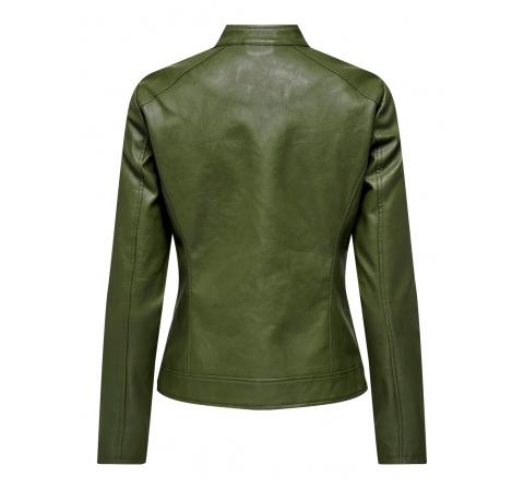 Jdy noos jdyemily faux leather jacket otw noos marron - Imagen 5