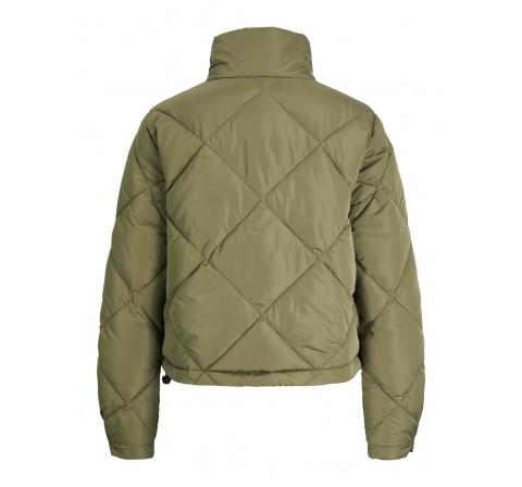 Jj mujer jxpower short quilted jacket sn verde oscuro