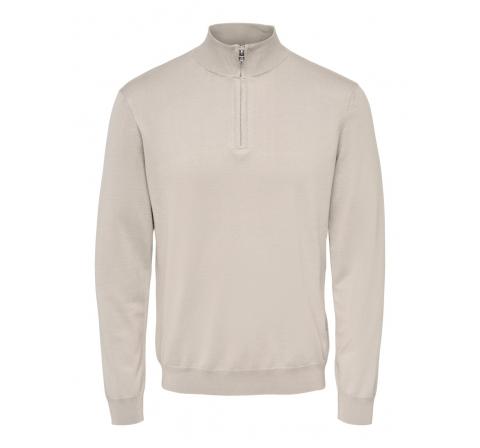 Only & sons onswyler life ls half zip knit plata