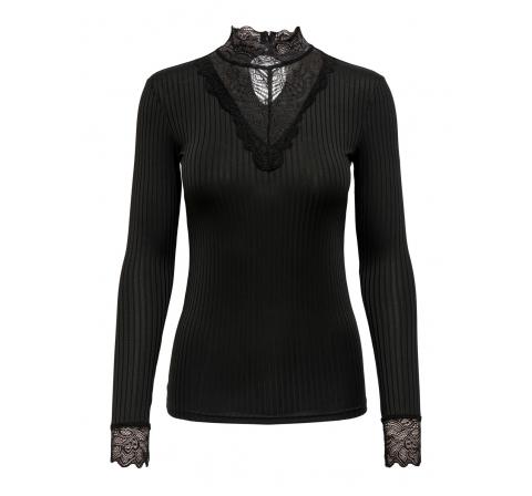 Jdy jdyrine l/s high neck top jrs negro