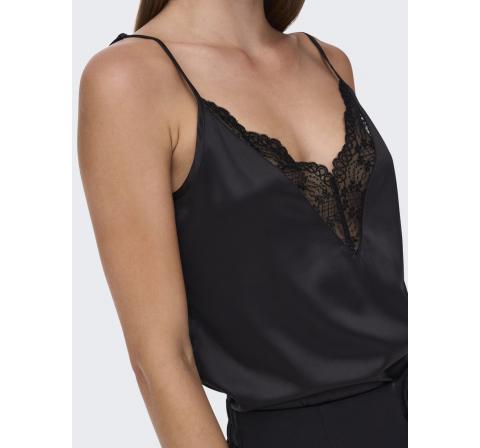 Only onlmille victoria lace singlet wvn negro