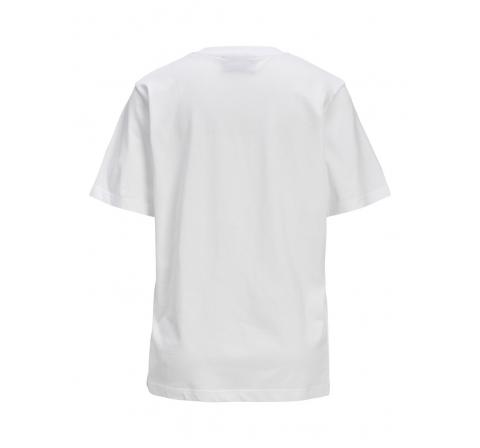 Jj mujer jxsadie relaxed oneck  ss tee jrs blanco
