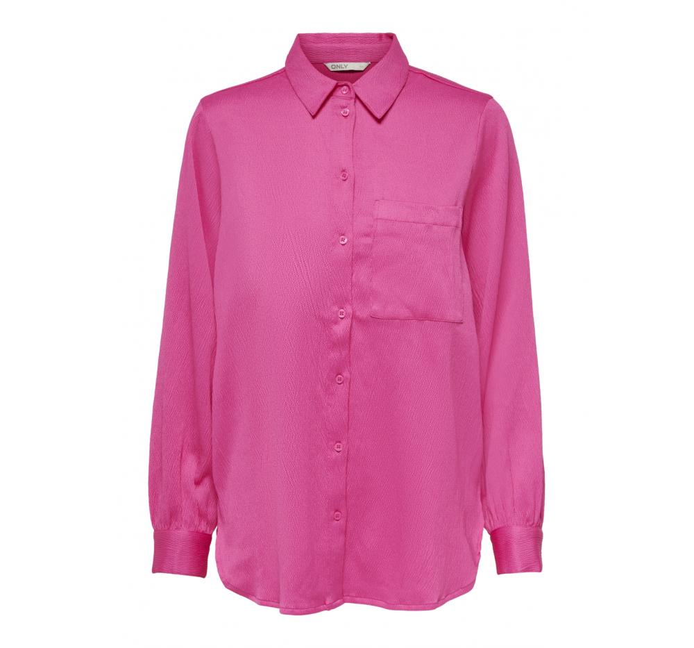 Only onlcamille l/s shirt nn fucsia