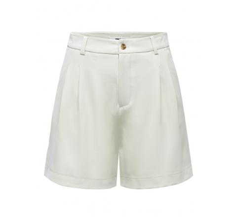 Only onllaura hw pleat shorts tlr blanco