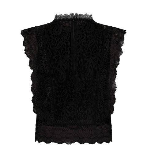 Only noos onlkaro s/l lace top noos wvn negro