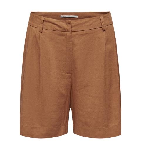 Only onlludo linen shorts otw marron