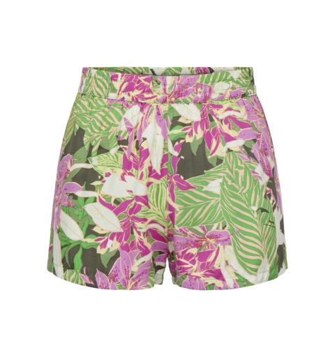 Only onlhallie shorts cs ptm verde oscuro