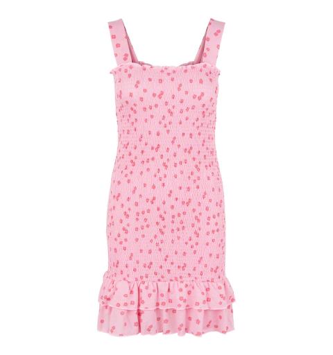 Pieces pctaylin smock dress rosa