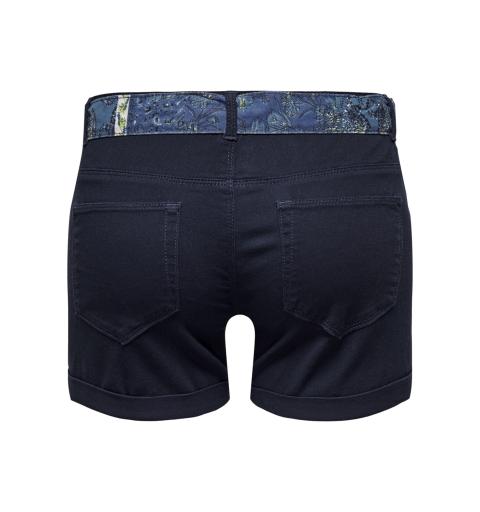 Only onlclaudia reg aop belt shorts pnt marino