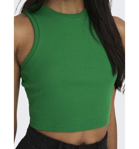 Only noos onlvilma s/l cropped tank top jrs noos verde