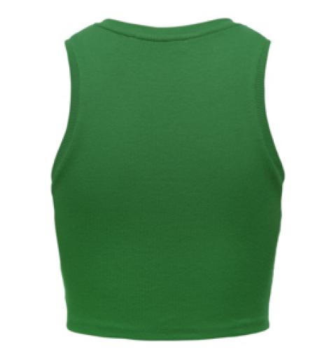 Only noos onlvilma s/l cropped tank top jrs noos verde