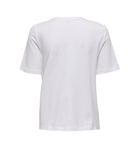 Only onlcaro life boxy s/s box top jrs blanco