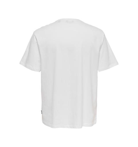 Only & sons onsmati life ovz ss tee blanco
