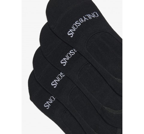 Only & sons noos onslester invisible sock 4-pack noos negro - Imagen 2