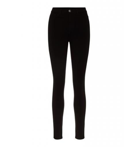 Pieces noos pchighskin wear jeggings/noos bc negro