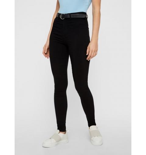 Pieces noos pchighskin wear jeggings/noos bc negro