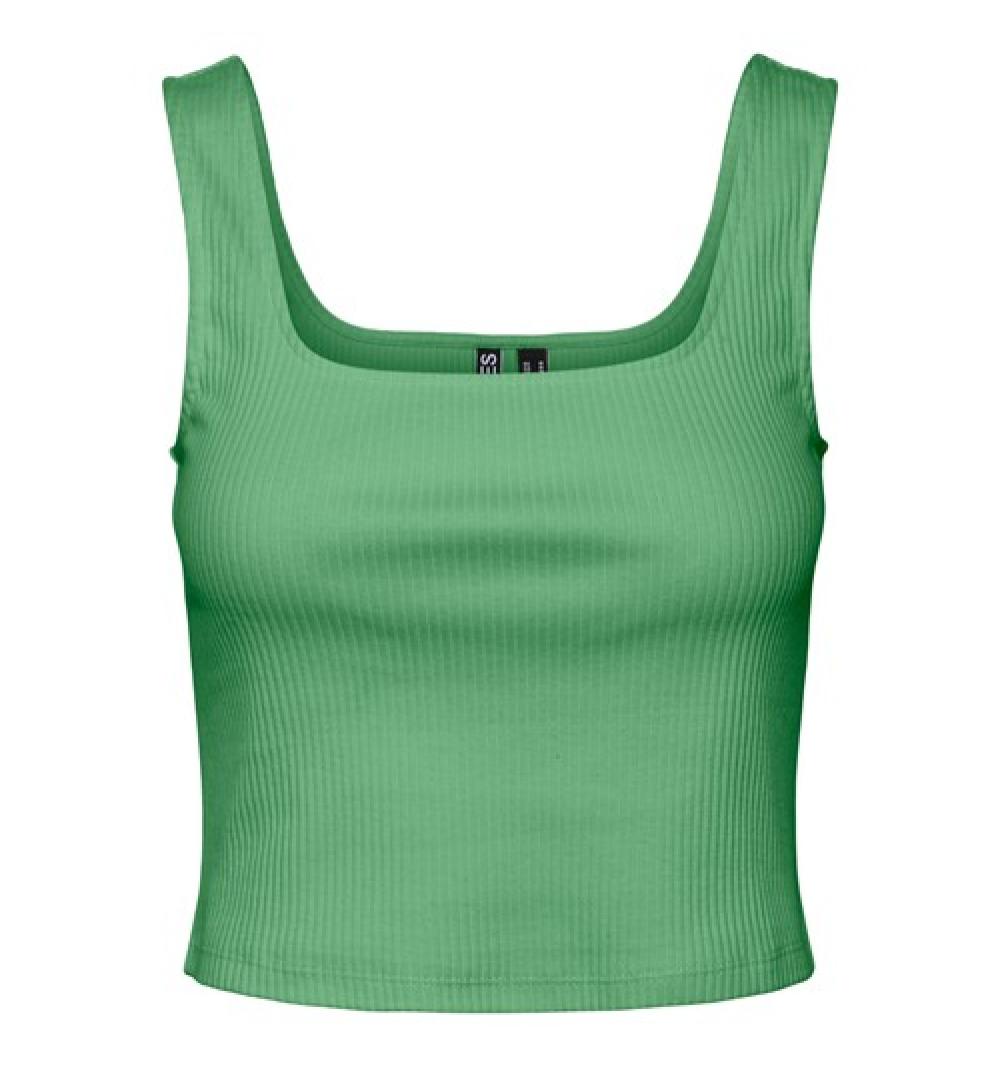 Pieces noos pcnukisa cropped tank top  noos bc verde