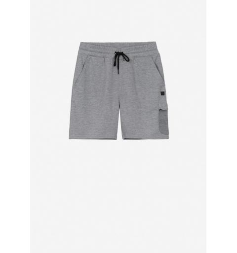 Tiffosi hombre fleece shorts_3 gris