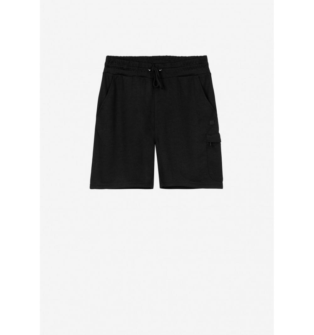 Tiffosi hombre fleece shorts_3 negro