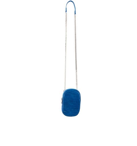 Pieces pcnadine croco phone bag azul
