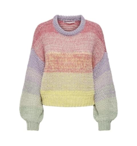 Only onlalmira l/s pullover cc nt multicolor