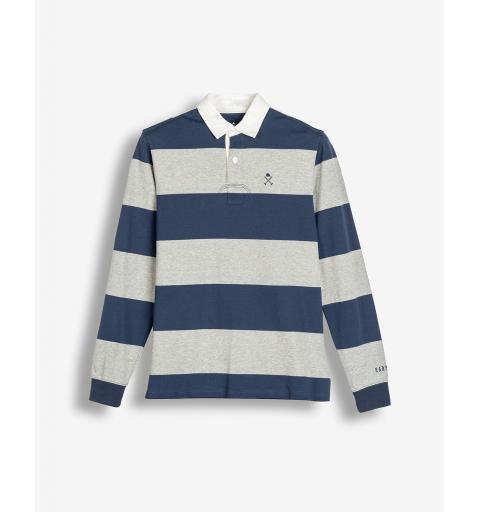 Harper & neyer polo rugby gris