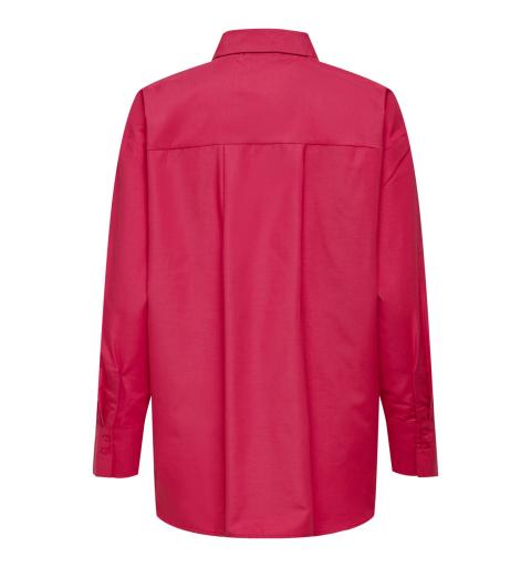 Only jdyalex l/s oversize shirt wvn fucsia