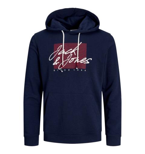 Jack&jones jjzuri sweat hood ln marino