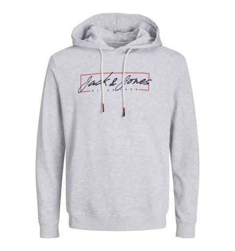 Jack&jones jjzuri sweat hood ln blanco