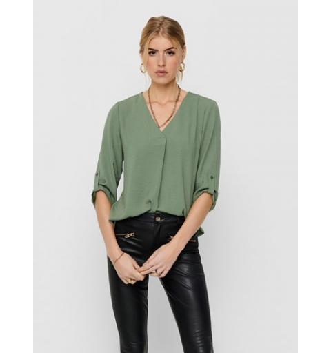 Jdy noos jdydivya 3/4 top wvn noos verde claro