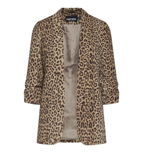 Pieces noos pcbosella 3/4 printed blazer noos animal