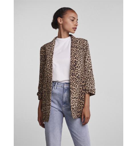 Pieces noos pcbosella 3/4 printed blazer noos animal